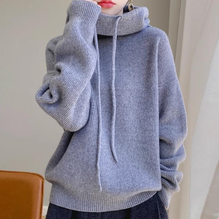 Womens Chunky Knit Jumper Thick Warm Lazy Pullover