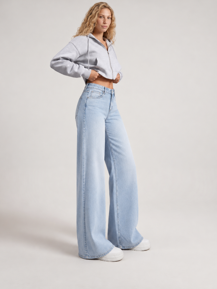Lillie | Wide-Leg Jeans with Long Hem