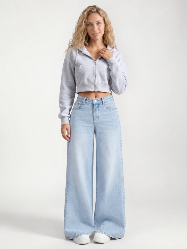 Lillie | Wide-Leg Jeans with Long Hem