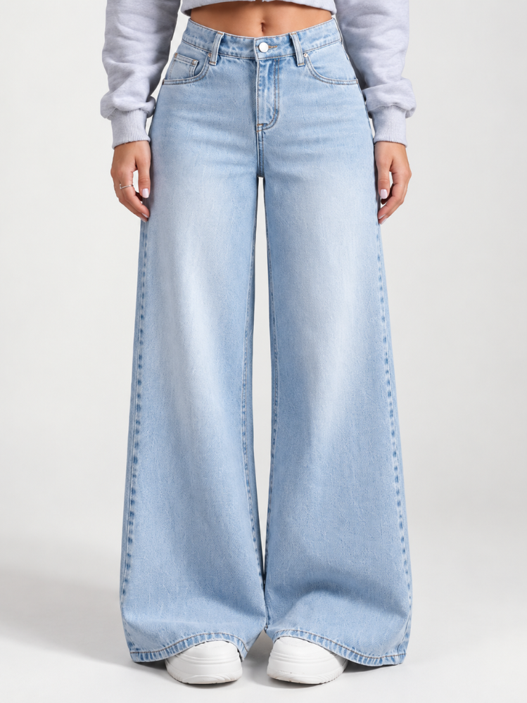 Lillie | Wide-Leg Jeans with Long Hem