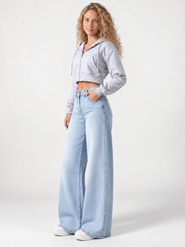 Lillie | Wide-Leg Jeans with Long Hem