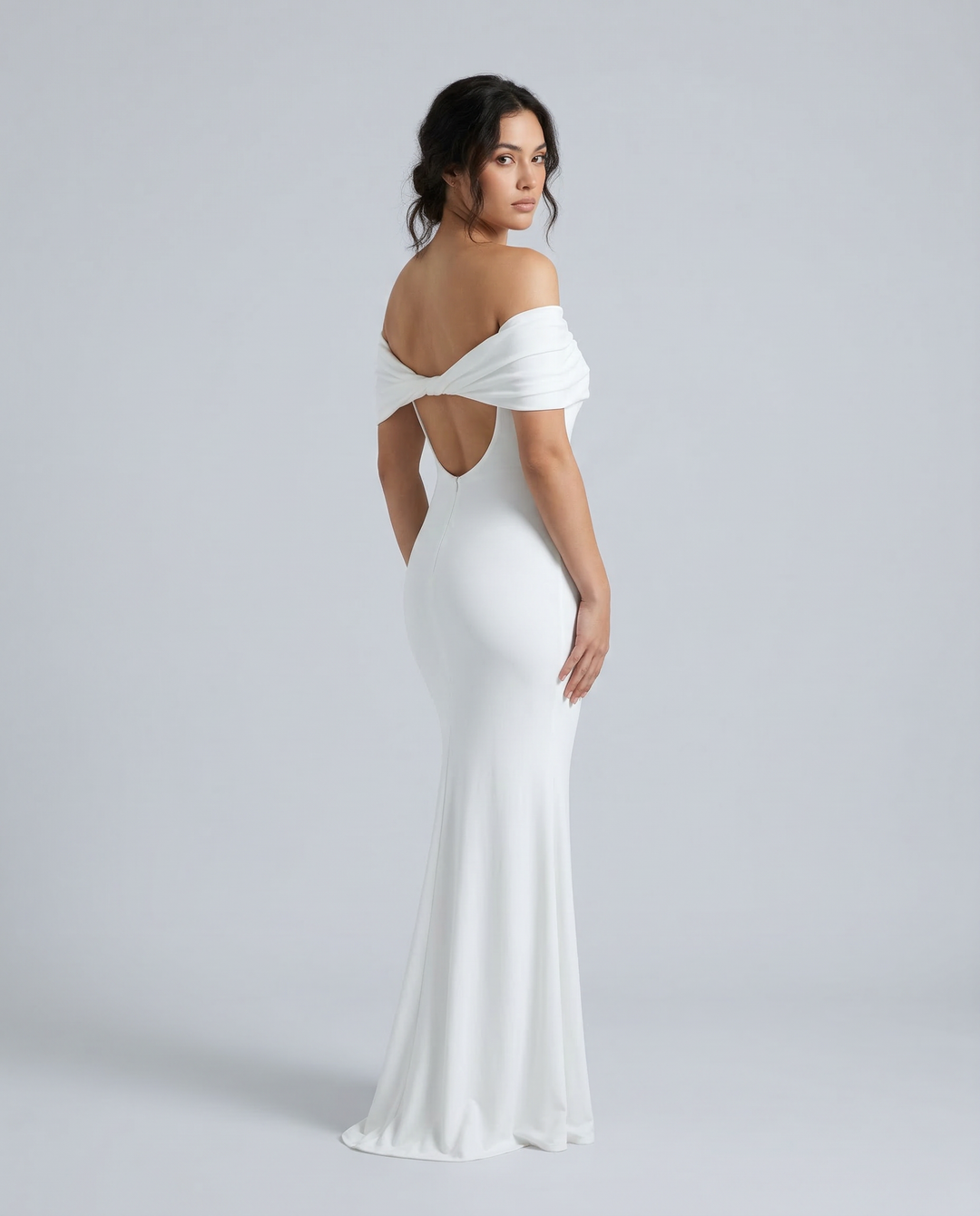 Sophia | Maxi Dress with Off-Shoulder Neckline