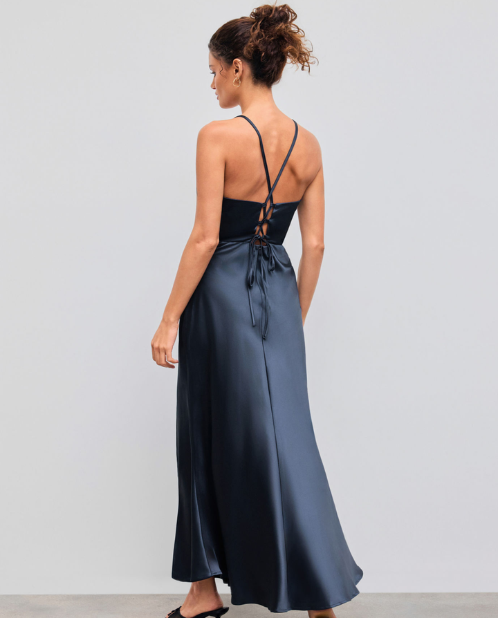 Evelina | Maxi Dress with Draped Bodice