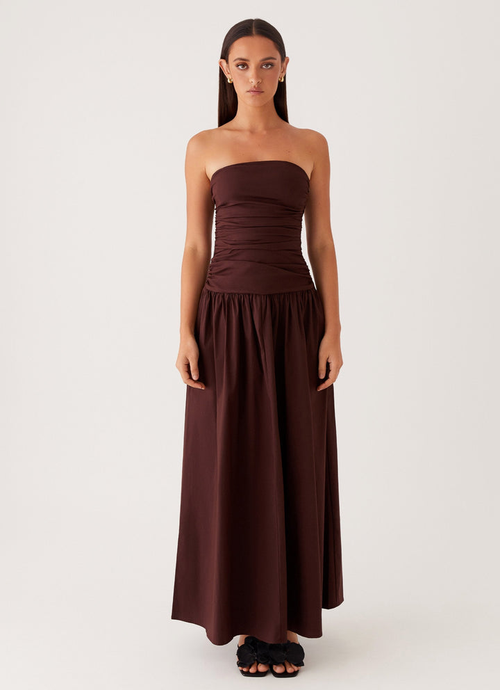 Norma | Cowl Neck Slinky Bias Cut Maxi Dress