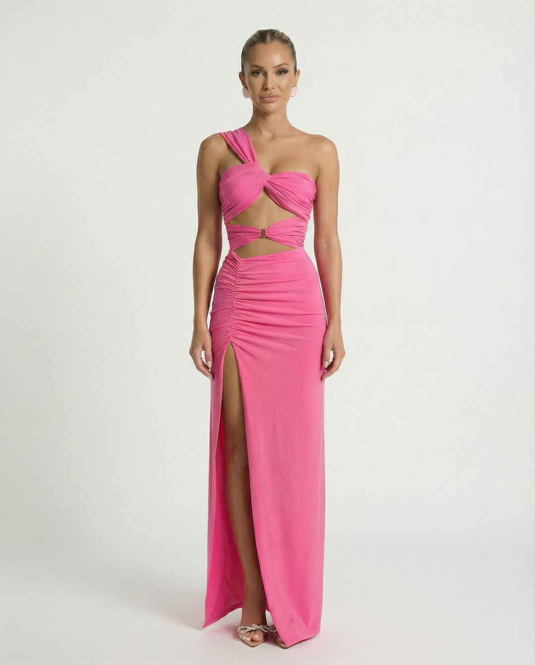 Edna | Maxi Dress with One Shoulder and Cut-Out Detail