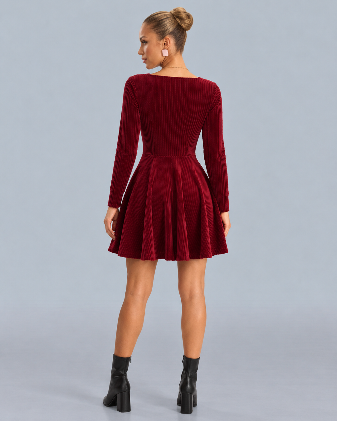 Xenia | A-Line Knit Midi Dress