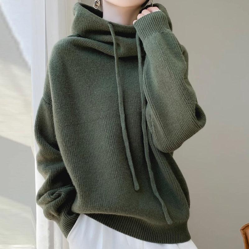 Womens Chunky Knit Jumper Thick Warm Lazy Pullover