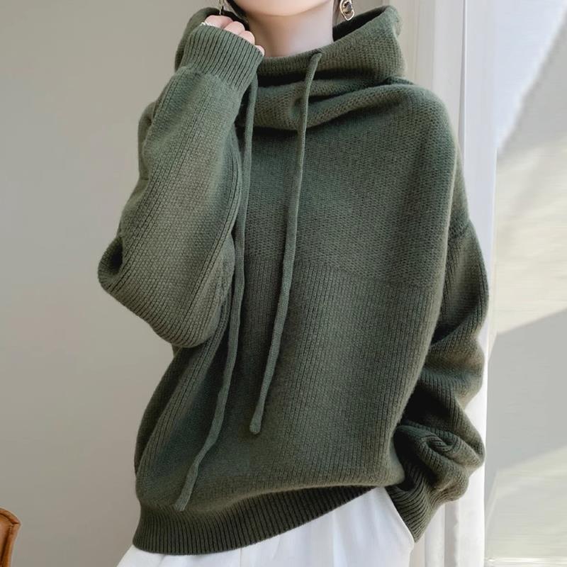 Womens Chunky Knit Jumper Thick Warm Lazy Pullover